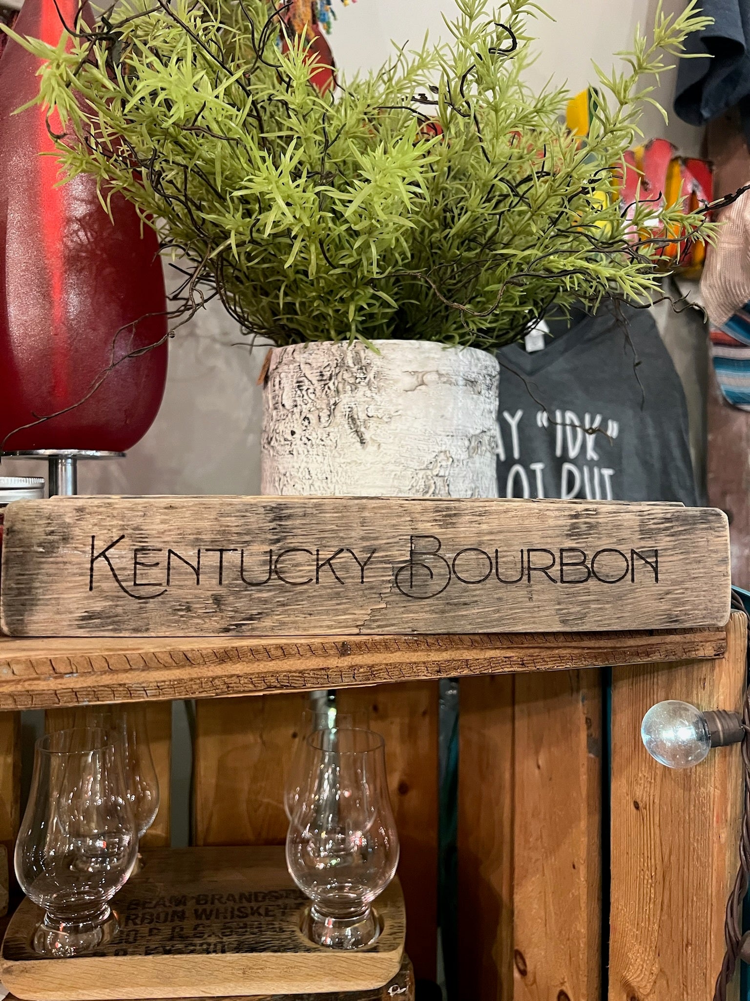 Kentucky Bourbon Wooden Whiskey Barrel Stave | The Torn Edge